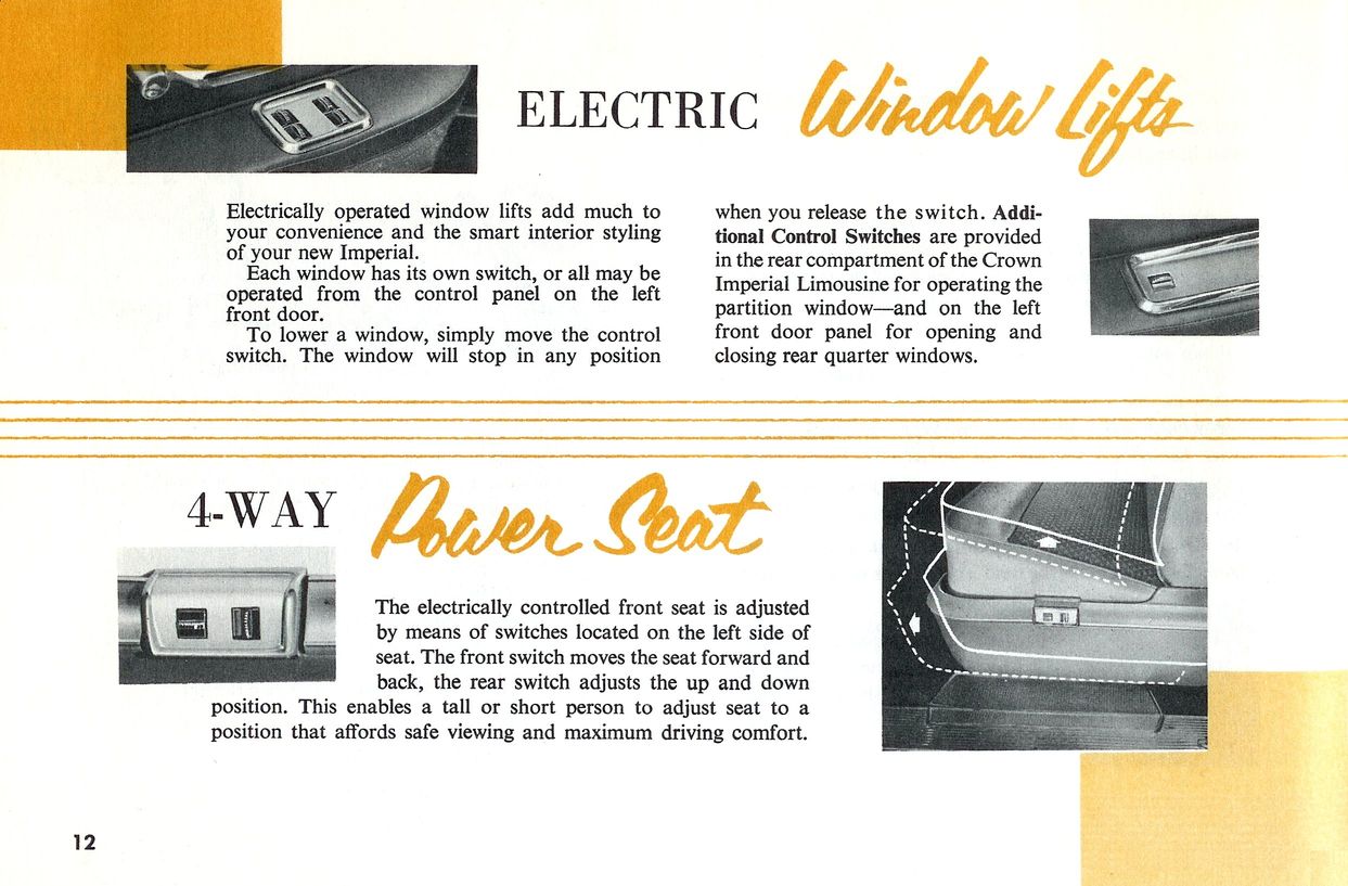 1955 Chrysler Imperial Owners Manual Page 13